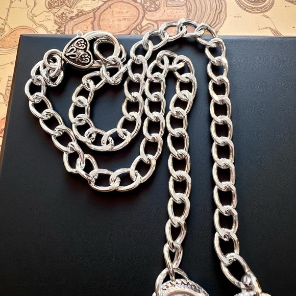 Dragons Tail SilverToned Infinity Symbol Pendant Necklace DND Inspired 19” - Picture 5 of 17